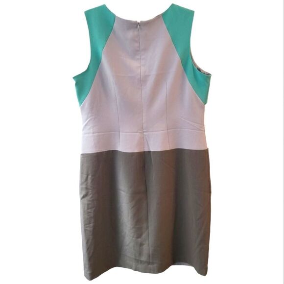 Sharagano Colorblock Sheath Dress - Picture 3 of 9